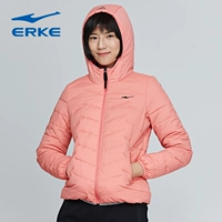 Trang web chính thức Áo khoác nữ Hongxing Erke nữ mùa thu đông 2018 mới cho bộ đồ cotton nữ ấm áp ấm áp chống gió bình thường chính thức - Quần áo độn bông thể thao áo phao ngắn