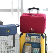 Túi lưu trữ du lịch nữ túi du lịch hành lý máy tính túi quần áo có thể được đặt xe đẩy trường hợp phân loại túi chống sốc phim hoạt hình kiểm tra đầy đủ - Túi du lịch