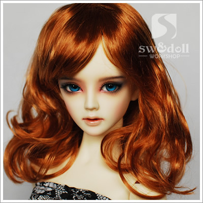 taobao agent [Clearance Special Hui] BJD wig 3 minutes, 4 minutes, 6 minutes, 8 minutes, 12, 12 imitation horse sea hair SD doll jw026 pear blossom rolls