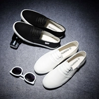 Летняя низкая тканевая белая обувь для влюбленных для отдыха, кроссовки, 2020, в корейском стиле