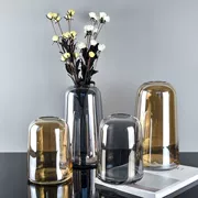 Tối giản hiện đại đầy màu sắc bình thủy tinh hoa cắm hoa khô phòng khách nhà bàn trang trí bình thủy tinh - Vase / Bồn hoa & Kệ