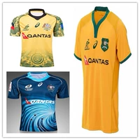 2019 New Úc bóng bầu dục sân nhà và sân khách Úc ÚC SEVENS RUGBY JERSEY - bóng bầu dục áo thun chơi bóng bầu dục