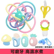 Chuối luộc bé bé teether mềm mol thanh trái cây và rau quả núm vú cắn cắn đồ chơi 3-6-12 tháng - Đồ chơi nhạc cụ cho trẻ em