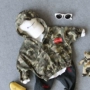 Ngoại hình Ma gia đình đam mê quân đội mạnh mẽ đề nghị mùa xuân 2019 mới cho trẻ em ngụy trang áo len thủy triều - Áo khoác áo măng tô bé trai