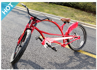 Long beach bike, frame, brake