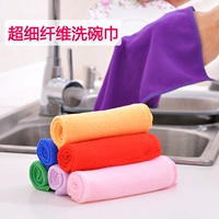 Написание блюд для мытья полотенц, вытрите полотенце, утолщено кухню супер мелкое волокно, водопоглощение, вымойте посудомывание ткань, а не погружено в масле
