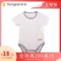 Tongtai mới cho bé mùa hè túi cotton ngắn tay xì hơi sơ sinh nam và nữ tam giác bé quần áo Xiêm Q - Áo liền quần quần áo trẻ em 10 tuổi