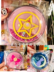 Зеркало 玛姬店香港正品美少女战士露娜变身器蝴蝶結卡通随身化妆镜子