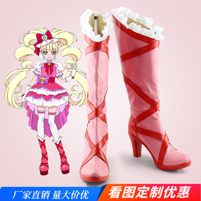 taobao agent Light Beautiful Girl Cure Macherie Aizaki Aya COSPLAY shoes cos shoes