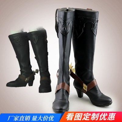 taobao agent Final Fantasy 14 Field Commander Boots COSPLAY Shoes COS Shoes to draw it