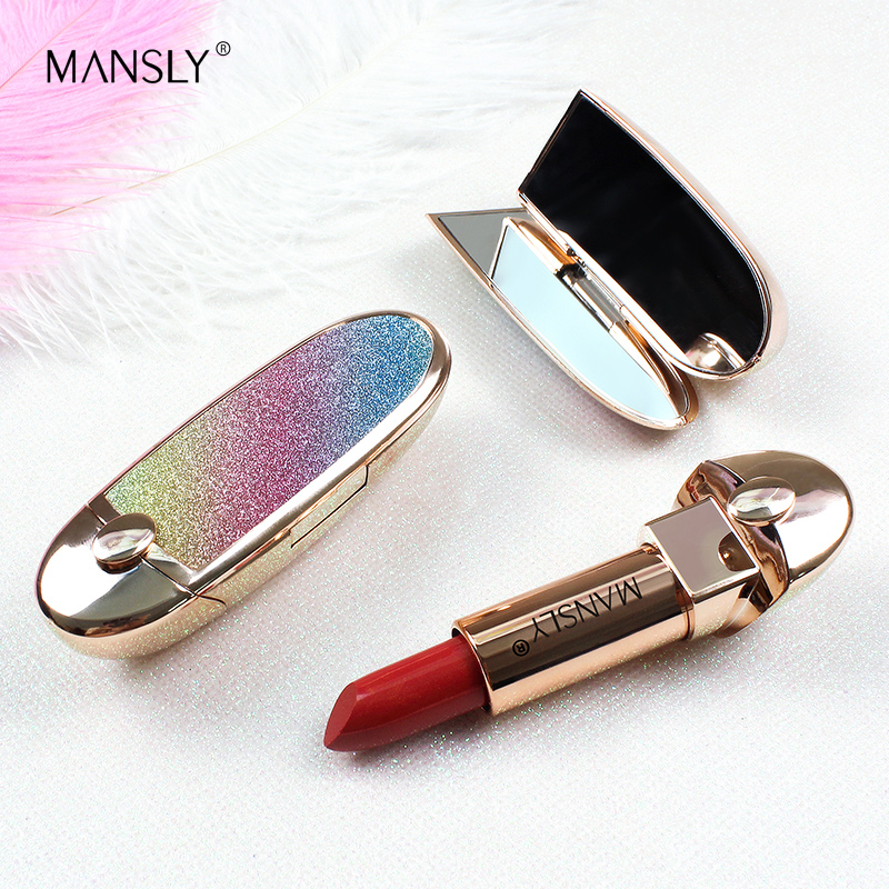 MANSLY故宫同款牛血色口红
