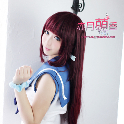taobao agent Mengxiang's family comes from the peaceful and quiet tomorrow wigs to the well -being love flower fake Mao COSPLAY wig