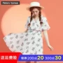 Đầm voan nữ của métbonwe Áo dài nữ 2019 Mùa hè mới chính thức Cửa hàng trực tuyến Váy cổ chữ V - Váy eo cao đầm body nhún eo