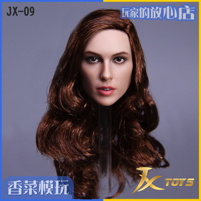 taobao agent JXTOYS 1/6 European and American beauty hair sculpture JX-09 female heroine carving spot