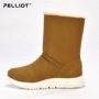 Giày Pelliot và giày ngoài trời cho phụ nữ mùa đông mới không có đệm lót chống trượt tuyết ấm tuyết leo núi giày mùa đông cho nữ