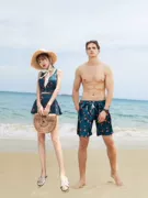 Cặp đôi đồ bơi cặp đôi mẫu nước cặp đôi đồ bơi nữ phù hợp với bãi biển nam kỳ nghỉ tuần trăng mật áo tắm bảo thủ - Vài đồ bơi
