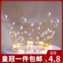 Ngày Valentine Ngọc trai Fringe Crown Lighted Seaweed Crown Ngày trang trí Nữ thần Trang trí bánh sinh nhật - Trang trí nội thất trang trí phòng khách đẹp