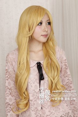 taobao agent [Alice] Horror Art Museum Mary Mary Golden curly hair COS wig