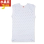 Trắng ông già đồ lót bà ngoại mùa hè hè nữ không tay áo cotton trung niên vai rộng áo cotton lỏng - Áo vest áo dán ngực