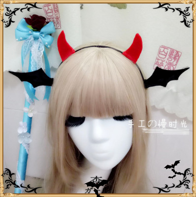 taobao agent Christmas Halloween Demon Bat Wing Hair Hands Handmade DIY Original Lolita Meng Sister Soft Sister Gothic