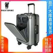 POLO SPORT Paul Business Flip 20 inch vali 24 inch phổ quát bánh xe PC trường hợp xe đẩy khung nhôm hành lý
