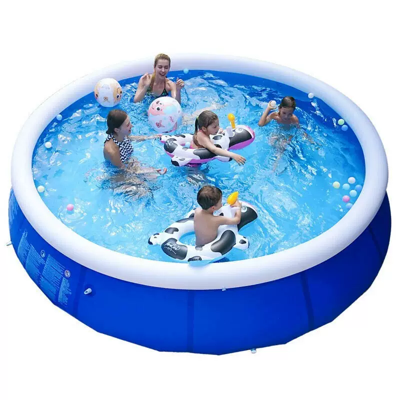 Bể bơi Bơm hơi hộ gia đình Trẻ em Bồn tắm lớn Clip Net dày Paddling Pool 180 * 6 - Bể bơi / trò chơi Paddle