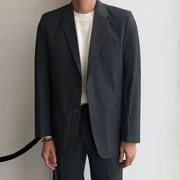 MBLINE Bộ đồ mùa xuân và mùa thu giản dị Áo nam 2019 Mới Hàn Quốc Mua Bộ đồ pha trộn cotton màu tinh khiết - Suit phù hợp