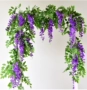 Mô phỏng 2,4 m Wisteria hoa giả hoa tím trần hoa nho trang trí đám cưới cây nho nho hoa mây - Hoa nhân tạo / Cây / Trái cây hoa hồng giả đẹp