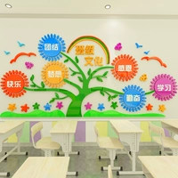 Макет для школьников, акриловое трехмерное креативное украшение на стену, настенная наклейка, в 3d формате