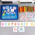Bé giáo dục mầm non mẫu giáo tự chữ và số thẻ cặp câu đố số trẻ em 1-3-4-6 tuổi nhận Đồ chơi bằng gỗ