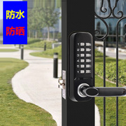 Khóa mật khẩu cơ học ngoài trời sân vườn cửa cổng sắt cửa cửa Kênh không thấm nước đôi khóa mật khẩu kỹ thuật số khóa cửa vân tay xiaomi ổ khoá vân tay xiaomi