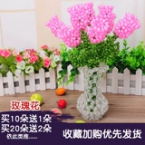 Двухэтажный браслет из бисера ручной работы, набор материалов, плетеный креативный аксессуар, акриловые бусины, розы, DIY