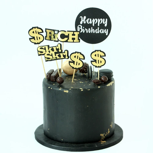 Украшение для выпечки для вечеринок прекрасная мазэнд богатый США валюта Skr Cake Account Desert Decoration