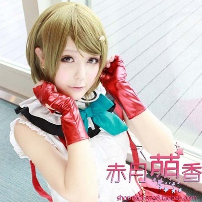 taobao agent Mengxiang Family LOVE LIVE wig Koizumi Koizang fake hair, short hair, yellow -green cosplay wig