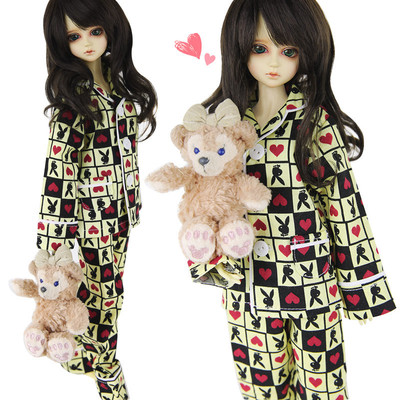 taobao agent BJD pajamas Alice border pajamas 6 points BB4 points, 3 points, uncle girl full size can be customized