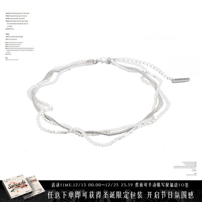 taobao agent Genuine advanced necklace, universal chain for key bag , high-quality style