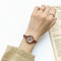 Брендовые ретро маленькие изысканные часы, США, в корейском стиле, простой и элегантный дизайн, тонкий ремешок