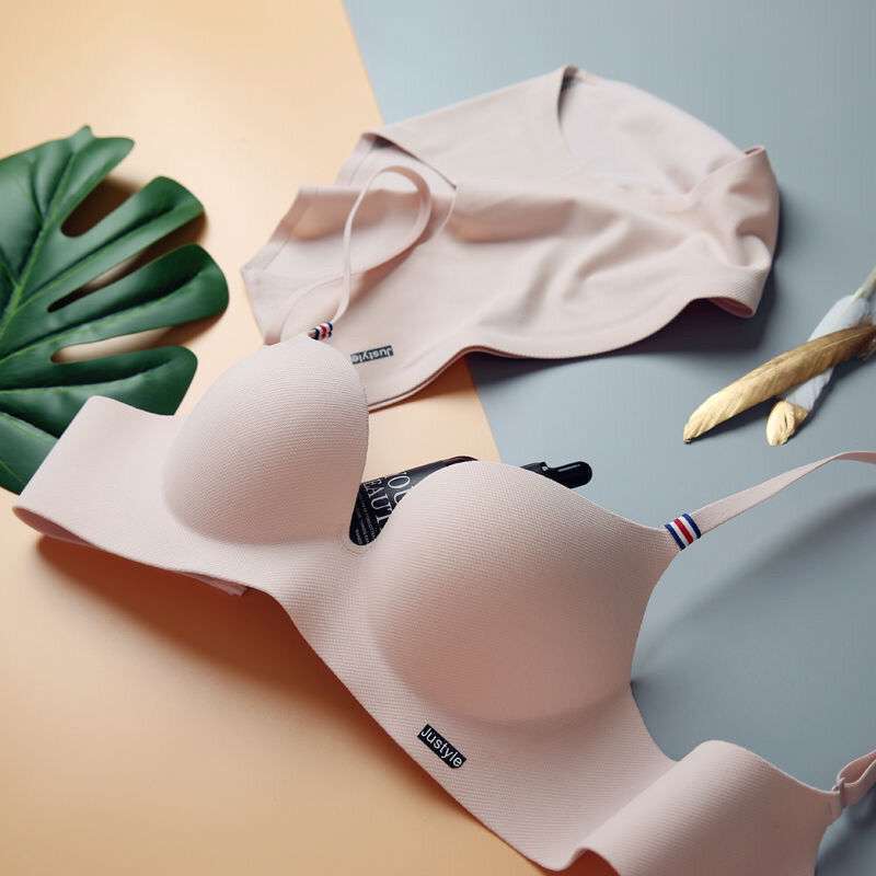 简约一片式无痕无钢圈内衣1套