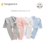 Quần áo trẻ em Tong Tai 2018 cotton cotton mùa hè quần áo dài tay nam nữ quần áo trẻ em máy lạnh leo núi - Áo liền quần quần áo trẻ sơ sinh