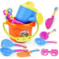 Детский песок, игрушка, комплект для игр в воде, ведро для игры с песком, пластиковая детская лопата, пляжный набор инструментов, 9 шт