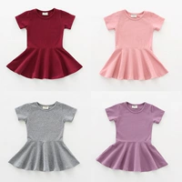 Váy bé gái mùa hè 1-2-3 tuổi Trẻ em bé mặc trẻ em Hàn Quốc phiên bản váy cotton 4 bé gái công chúa mùa hè thủy triều - Váy váy ren công chúa bé gái