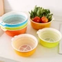 Bồn nhựa Nhà bếp cần thiết hàng ngày giỏ tròn cống đôi giỏ trái cây và rau rau mục vụ - Trang chủ hộp nhựa vuông nhỏ