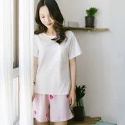 Quần cotton nhân tạo cotton cotton pyjama quần nữ mùa hè quần nhà cotton cotton kích thước lớn rộng có thể mặc bên ngoài nhà quần nữ mùa hè - Quần tây