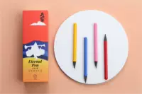 Eternal Pen Pencil Trainshing на запад без чернила деловая деятельность, чтобы отправить клиентам Creative Pend Pen Custom Print Logo