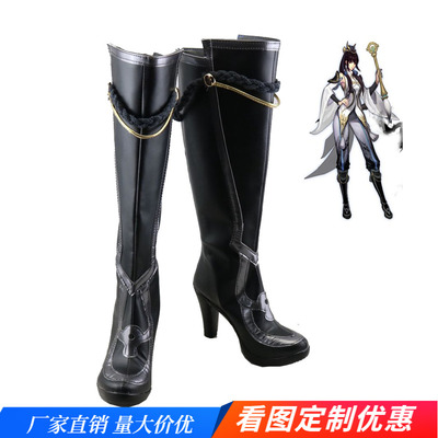 taobao agent King Glory Shangguan Wan'er's strokes of the skin performance shoes cosplay boots cos women's shoes