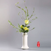 原 流 花 | Amphora chai Bốn chân Jianshan Cắm hoa đặc biệt Khay hoa chậu hoa bình hoa - Vase / Bồn hoa & Kệ