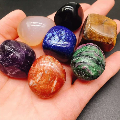 Cross -Bordder New Product Natural Crolesful Crystal Brogy Particles Strainting Stanked Conemed Conemed Companted Expansion и каменные ремесленные украшения небо