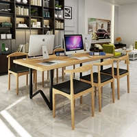 Таблица северной конференции Shiwu Desk and Commance Comming Simple Modern Designer Long Table Индивидуальная творческая таблица переговоров