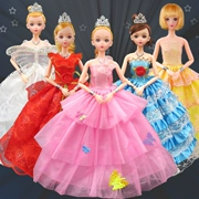 Sáng tạo ăn mặc Barbie set trẻ em kết hợp hộp lớn bé kèn đồ chơi cô gái thời trang giản dị - Búp bê / Phụ kiện