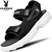 Giày nam Playboy mùa hè chất lượng cao độc đáo Dép nam phiên bản Hàn Quốc đẹp trai giày thể thao thoáng khí hàng ngày - Giày thể thao / sandles